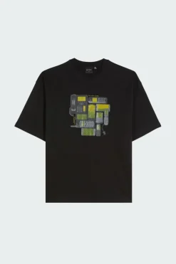 evolution oversized - T-shirt | Noir*DAILY PAPER Discount