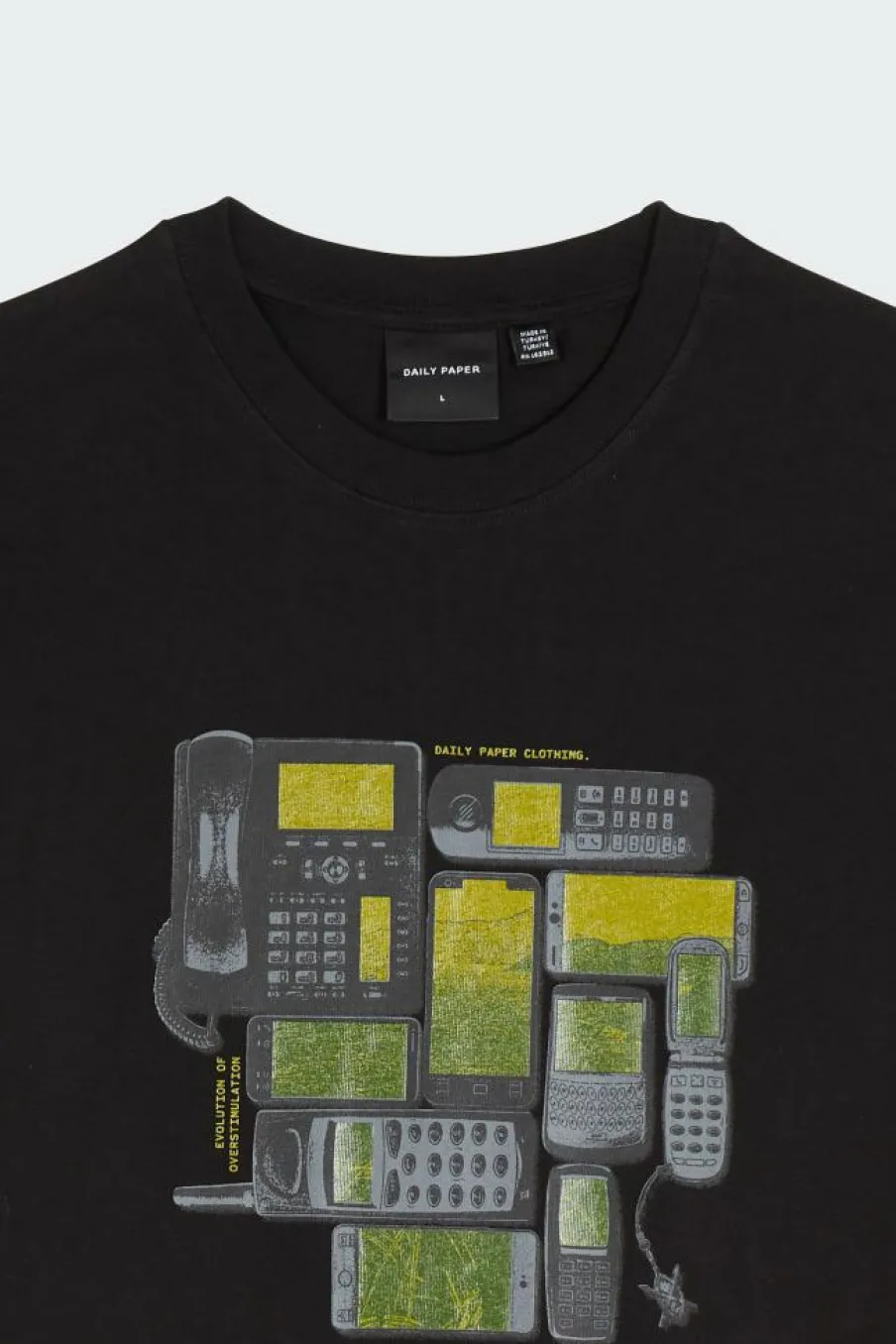evolution oversized - T-shirt | Noir*DAILY PAPER Discount
