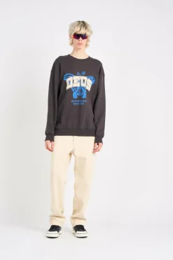 FIGHT OR FLIGHT CREW - Sweatshirt | Gris*DEUS EX MACHINA Clearance