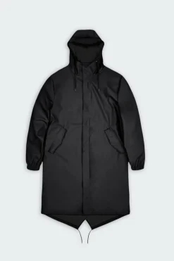 FISHTAIL PARKA W3 - Imperméable à capuche | Noir*RAINS Sale