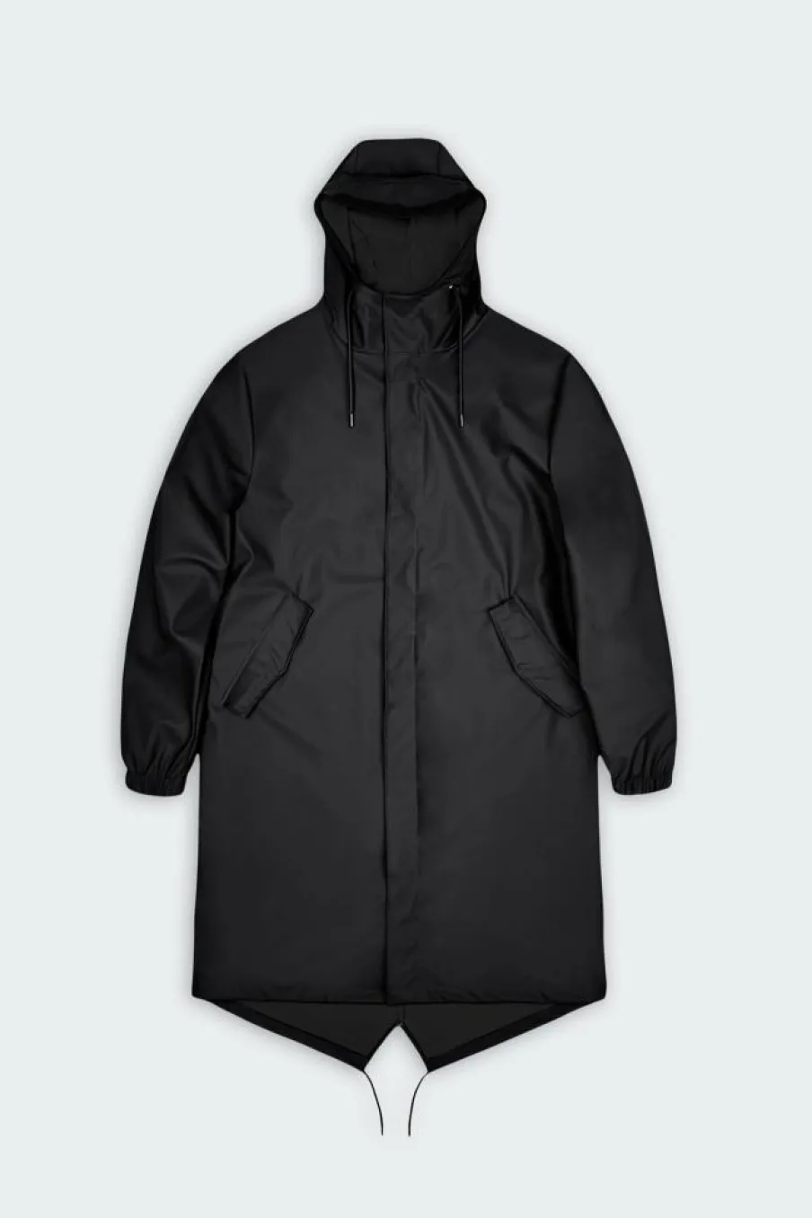 FISHTAIL PARKA W3 - Imperméable à capuche | Noir*RAINS Sale