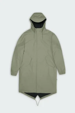 FISHTAIL PARKA W3 - Imperméable à capuche | Vert*RAINS Hot