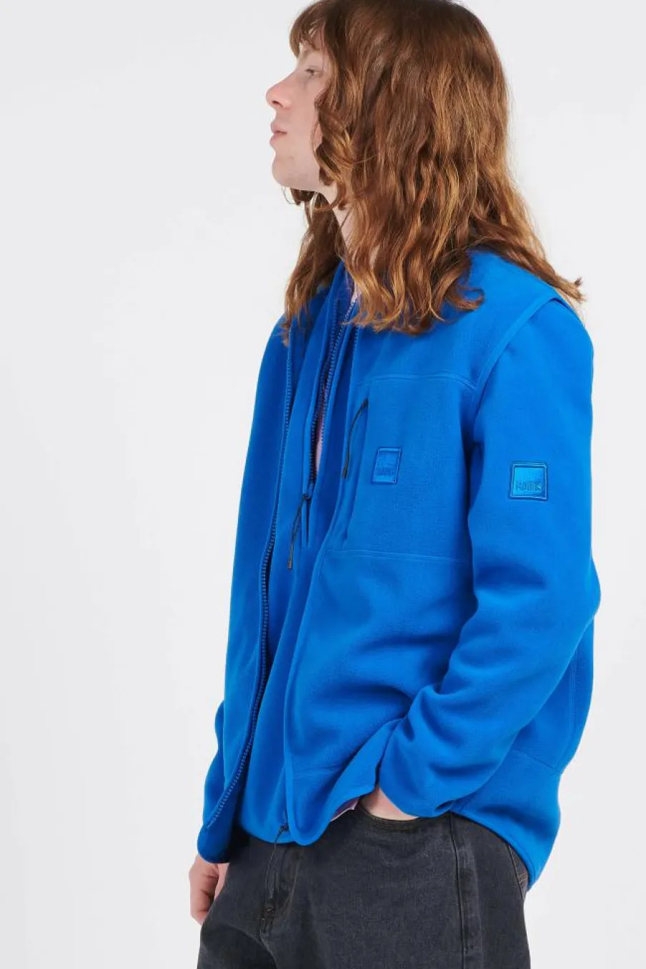 Fleece - Veste sans manches | Bleu*RAINS Hot