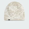 FLOWER UNCUFFED BEANIE - Bonnet | Beige*LOST MANAGEMENT CITIES Outlet