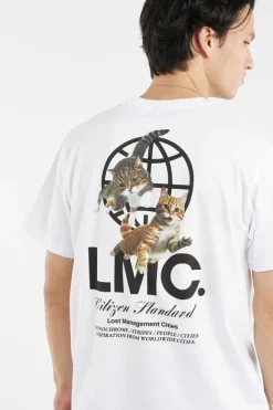 FLYING CATS TEE - T-shirt | Blanc*LOST MANAGEMENT CITIES Outlet