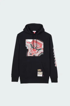 FPHD5901-CBUYYPPPBLCK BIG - hoodie | Noir*MITCHELL & NESS New