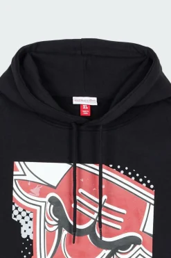 FPHD5901-CBUYYPPPBLCK BIG - hoodie | Noir*MITCHELL & NESS New