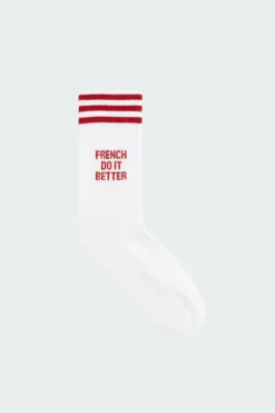 FRENCH DO IT BETTER - Chaussettes | Blanc*MOTHER SOCKER Clearance