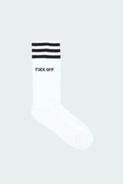 FUCK OFF - Chaussettes | Blanc*MOTHER SOCKER