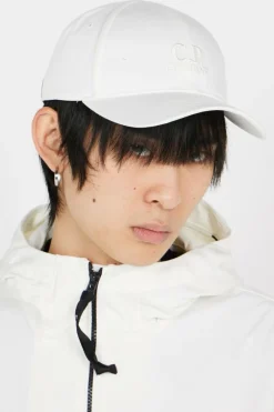 GABARDINE - Casquette | Blanc*C.P. COMPANY Hot