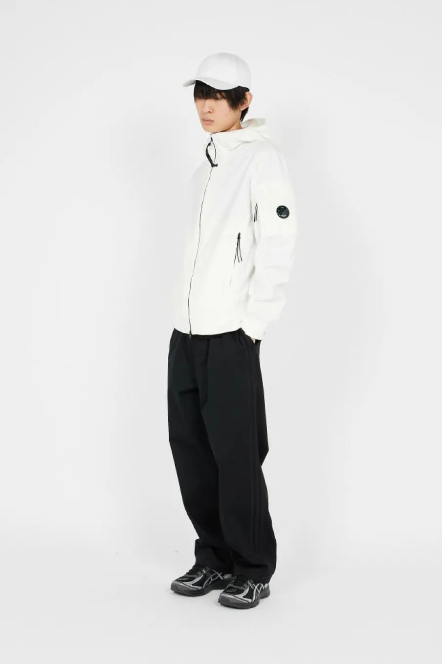 GABARDINE - Casquette | Blanc*C.P. COMPANY Hot