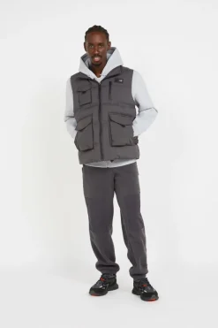 GILET MATELASSE FONCTIONNEL - Doudoune | Gris*SCHOTT Online