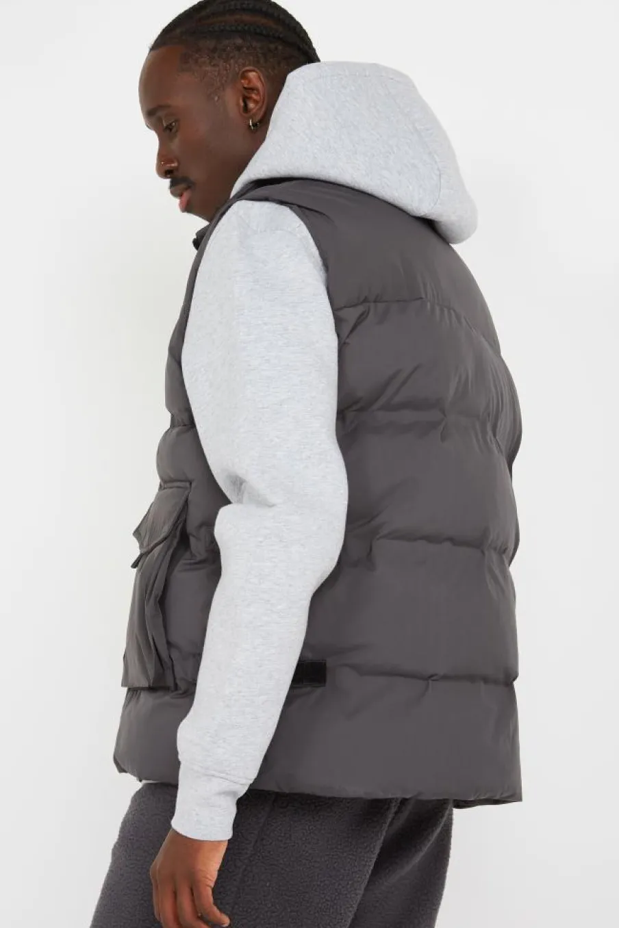 GILET MATELASSE FONCTIONNEL - Doudoune | Gris*SCHOTT Online