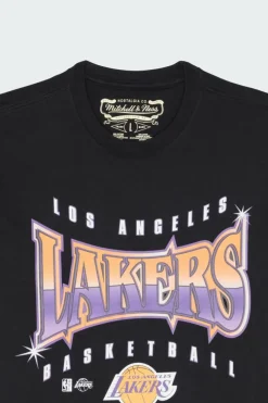 GLOW UP TEE LAKERS - T-shirt | Noir*MITCHELL & NESS Sale
