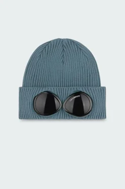 GOGGLE BEANIE - Bonnets | Bleu*C.P. COMPANY Best
