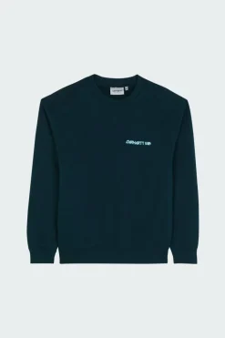 Greatest Flicks Sweat - Sweatshirt | Vert*CARHARTT WIP Clearance