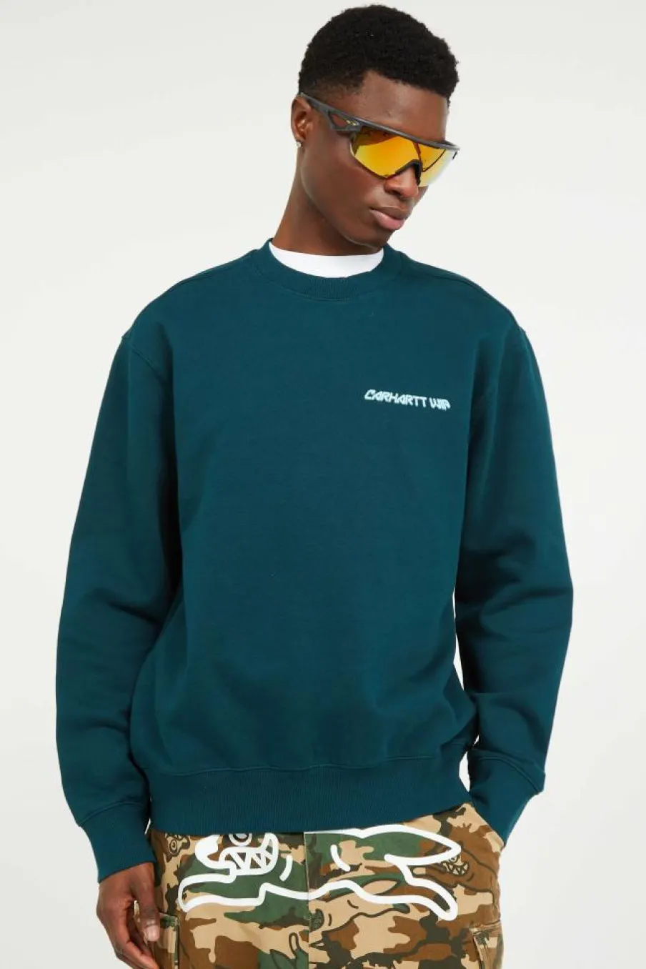Greatest Flicks Sweat - Sweatshirt | Vert*CARHARTT WIP Clearance