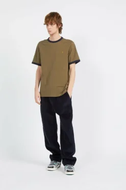 GROVES RINGER - t-shirt | Vert*FARAH Sale