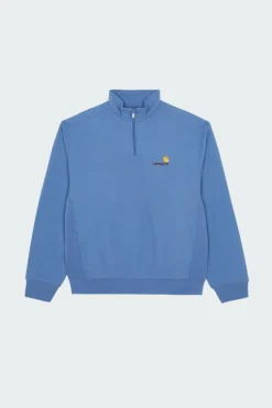 Half Zip American Script - Sweat zippé | Bleu*CARHARTT WIP New