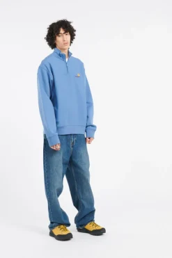 Half Zip American Script - Sweat zippé | Bleu*CARHARTT WIP New