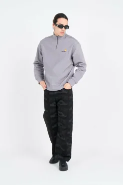 Half Zip American Script - Sweatshirt | Gris*CARHARTT WIP Sale