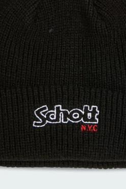 HAT VINT BEANIE - Bonnet | Noir*SCHOTT Clearance