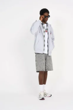 HD ZIP BONES - Hoodie zippé | Gris*WASTED Sale