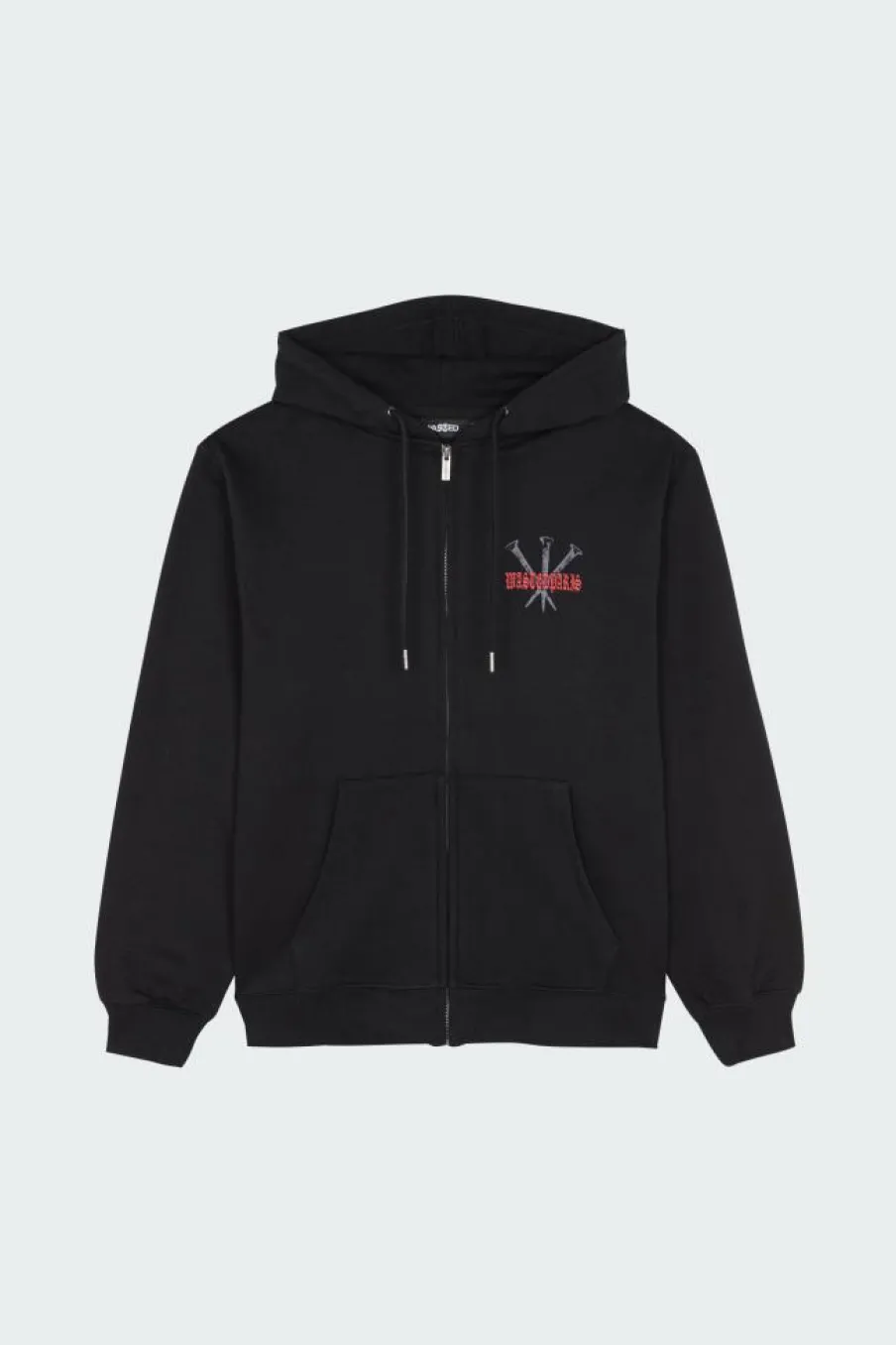 HD ZIP STAKE - Hoodie | Noir*WASTED New