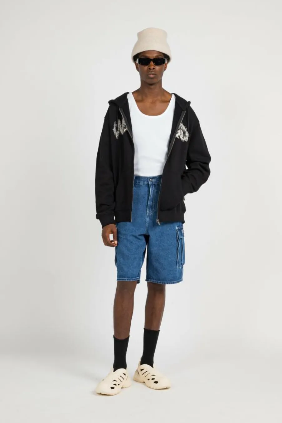 HD ZIP UNDEAD - Hoodie zippé | Noir*WASTED New
