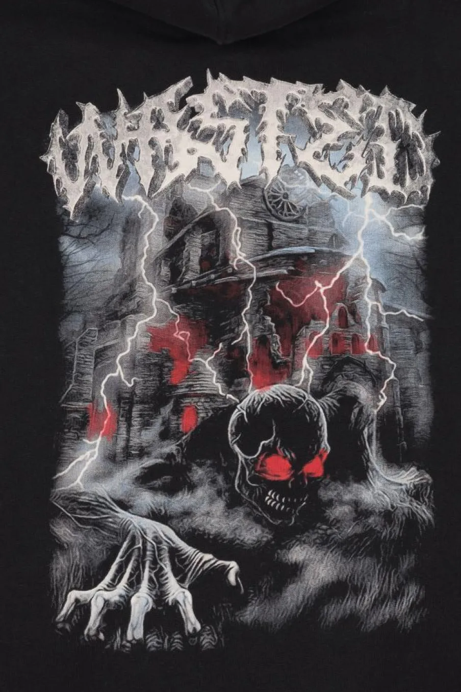 HD ZIP UNDEAD - Hoodie zippé | Noir*WASTED New