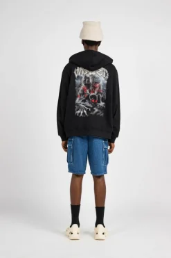 HD ZIP UNDEAD - Hoodie zippé | Noir*WASTED New