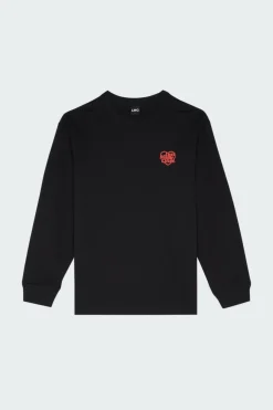 HEART GLOBE LONG SLV TEE - T-shirt |*LOST MANAGEMENT CITIES