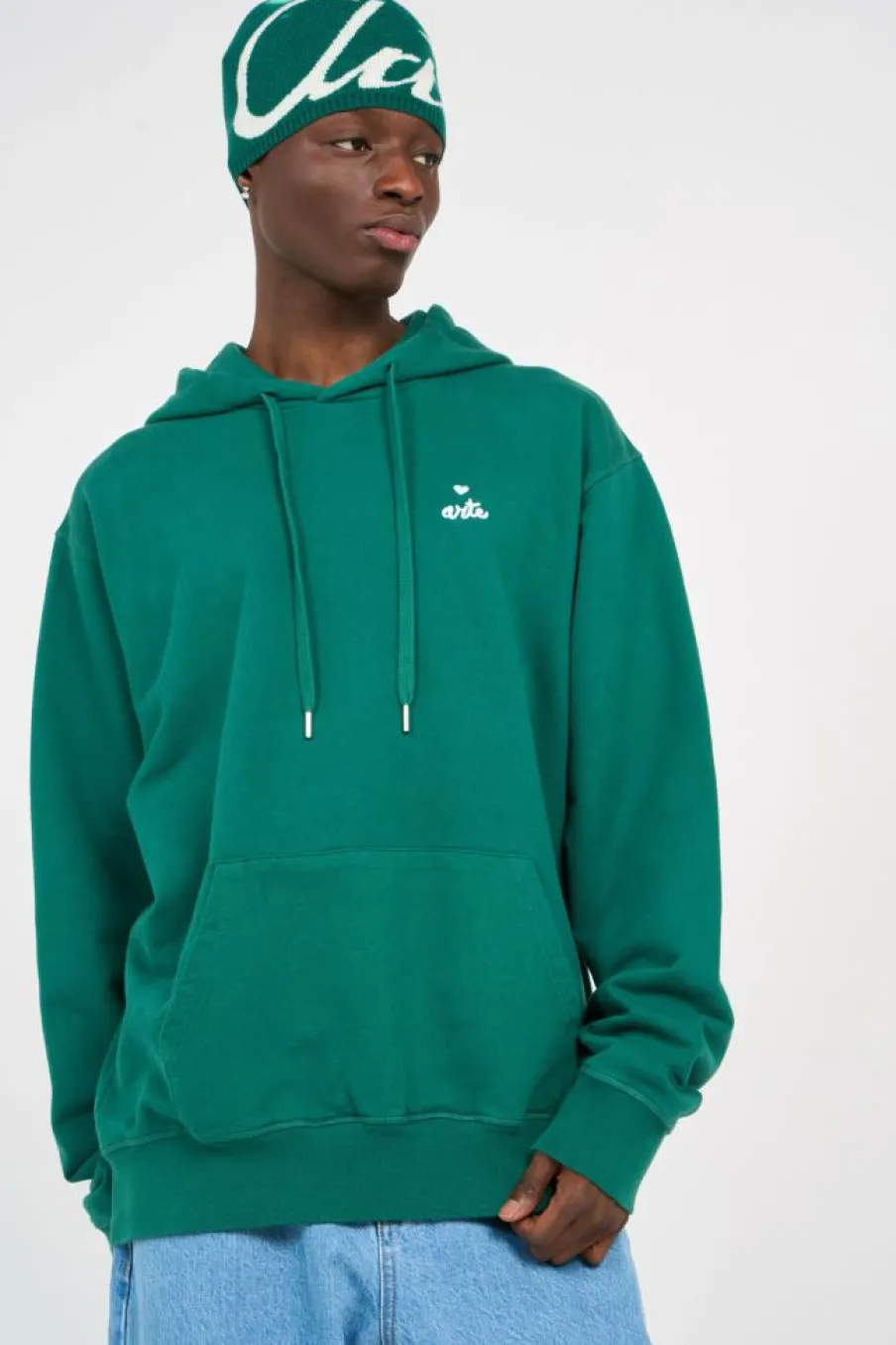 Heart Logo Hoodie - Hoodie | Vert*ARTE ANTWERP Sale