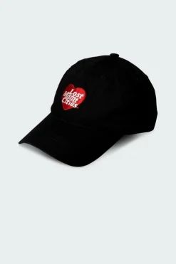 HEART LOGO 6PANEL CAP - Casquette | Noir*LOST MANAGEMENT CITIES New