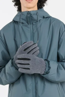 HEAVY FLEECE GLOVES T2 - Gants | Gris*RAINS Clearance