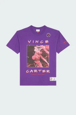 HEAVYWEIGHT PREMIUM PLAYER TEE VINTAGE LOGO - T-shirt | Violet*MITCHELL & NESS Discount