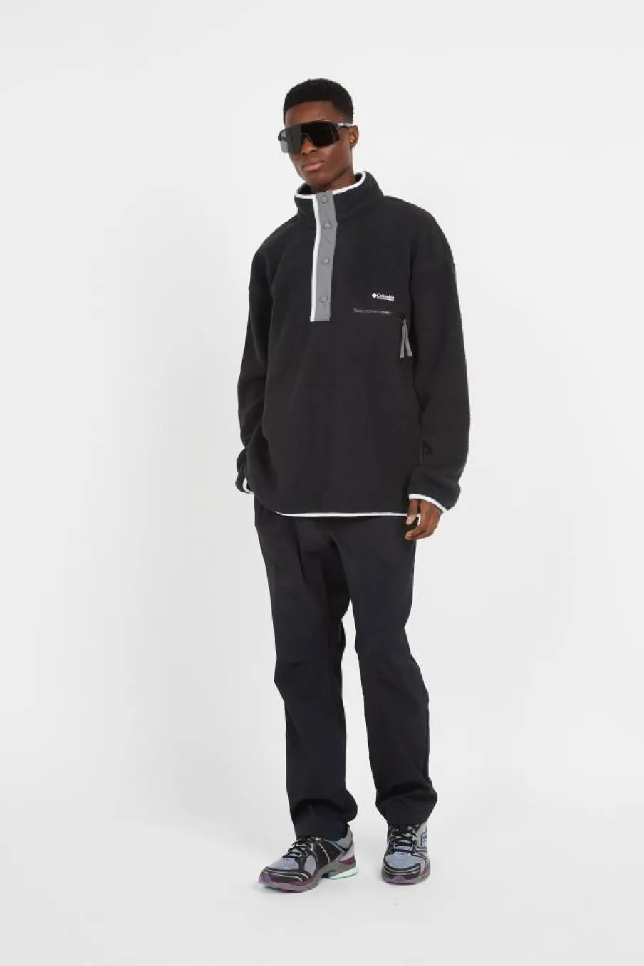 Helvetia II Half Snap Fl - Polaire | Noir*COLUMBIA Clearance