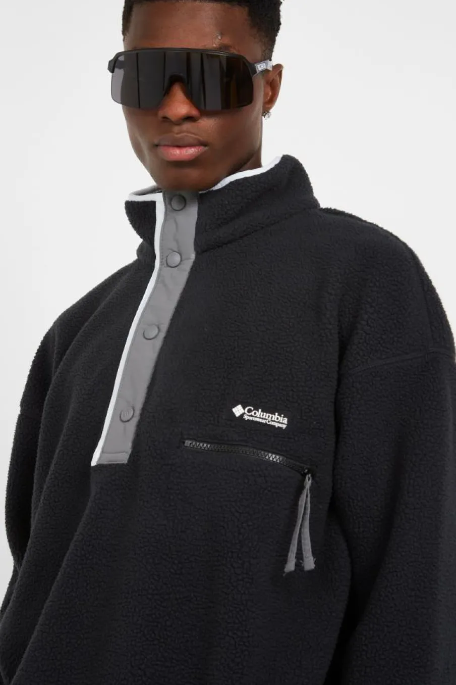 Helvetia II Half Snap Fl - Polaire | Noir*COLUMBIA Clearance