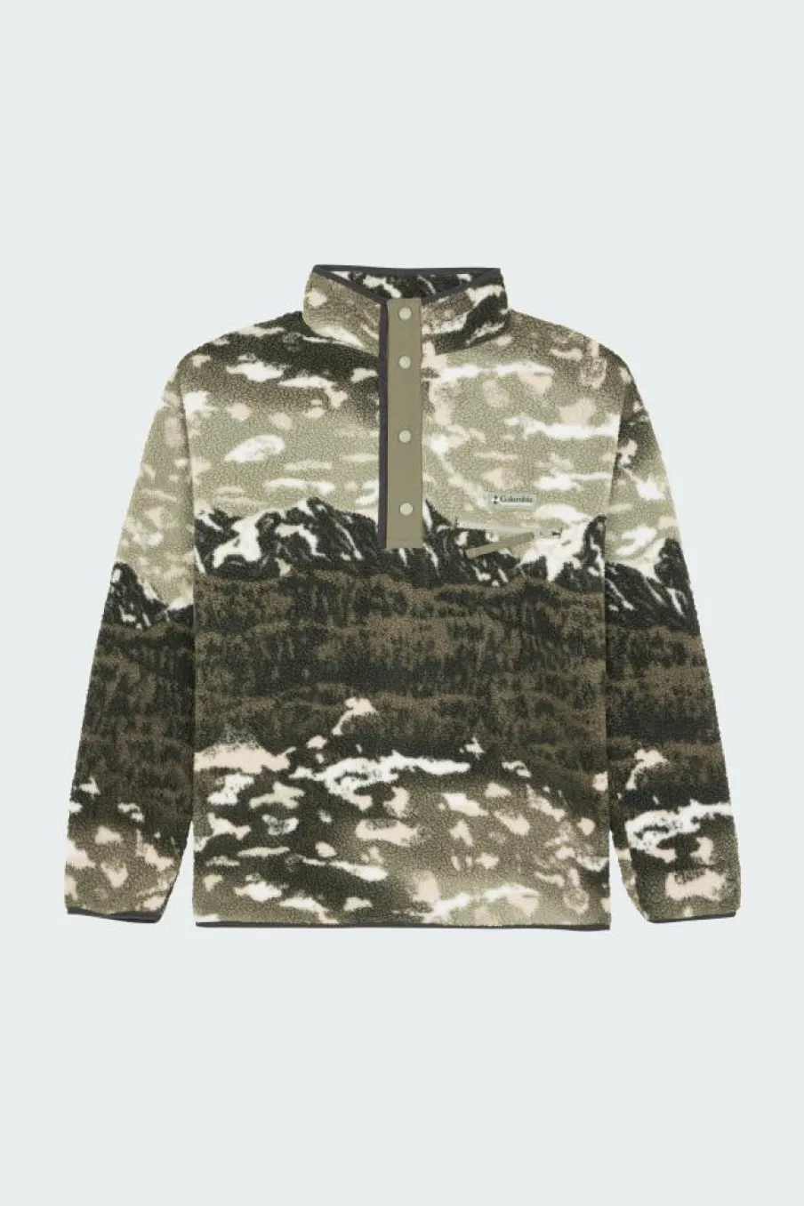 Helvetia II Printed Half - Polaire | Vert*COLUMBIA Clearance