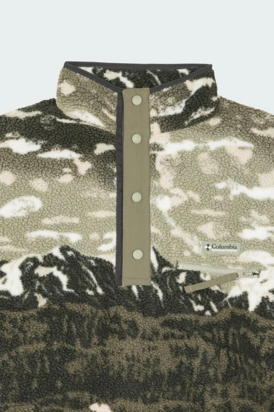Helvetia II Printed Half - Polaire | Vert*COLUMBIA Clearance