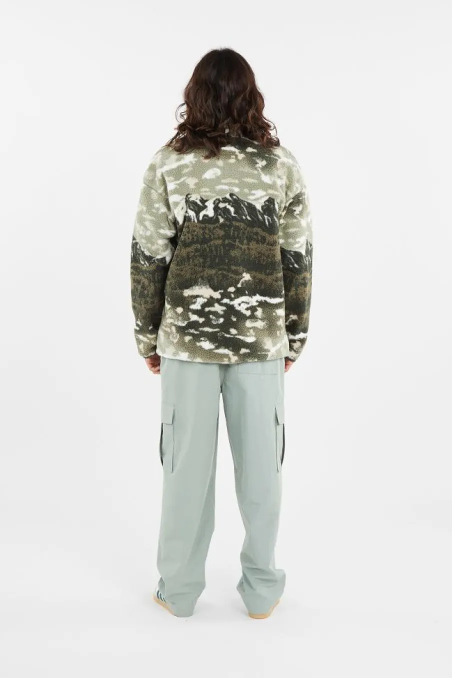 Helvetia II Printed Half - Polaire | Vert*COLUMBIA Clearance