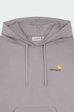 Hooded American Script - Hoodie | Gris*CARHARTT WIP Best