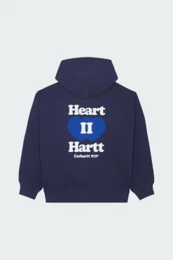 Hooded Heart II Hartt Sweat Jacket - Hoodie zippé | Bleu*CARHARTT WIP Outlet