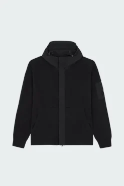 HOODED KNIT - Cardigan | Noir*C.P. COMPANY Online