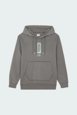 HOODED SWEATSHIRT - Sweatshirt | Gris*C.P. COMPANY Discount