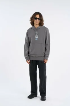 HOODED SWEATSHIRT - Sweatshirt | Gris*C.P. COMPANY Discount