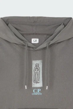 HOODED SWEATSHIRT - Sweatshirt | Gris*C.P. COMPANY Discount