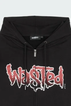 HOODIE ZIP BLIND - Hoodie zippé | Noir*WASTED New
