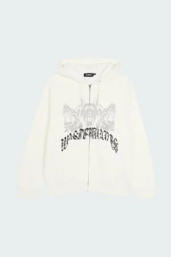 HOODIE ZIP GUARDIAN - Hoodie zippé | Beige*WASTED Online