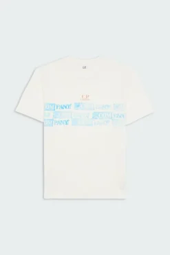 HORIZONTAL LOGO T-SHIRT - T-shirt | Blanc*C.P. COMPANY Clearance